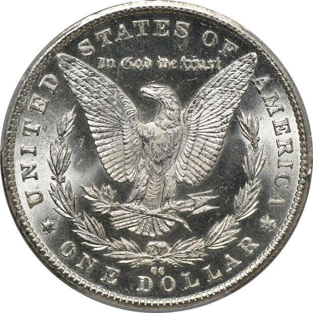 1882-CC and two 1884-CC, all PCGS MS-64