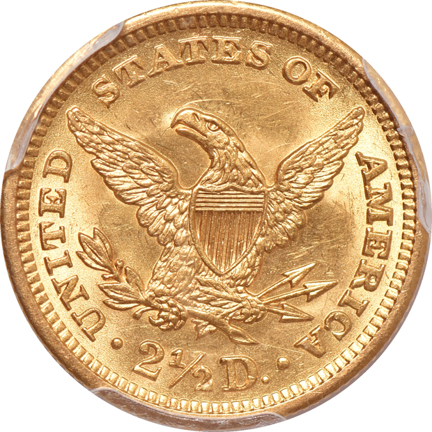 1861 New Reverse AU-58 CAC, and a 1905 MS-62, both PCGS