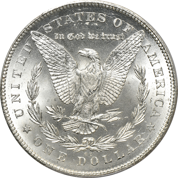 1878-CC MS-64, and an 1888-S MS-63, both PCGS