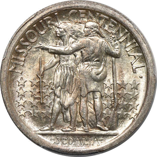 1921 Missouri 2X4 PCGS MS-63