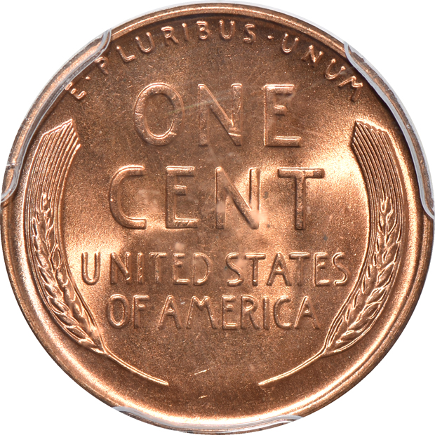 Two certified RED Lincoln Wheat cent varieties and two certified RED Lincoln Memorial cent varieties