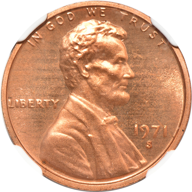 Two certified RED Lincoln Wheat cent varieties and two certified RED Lincoln Memorial cent varieties