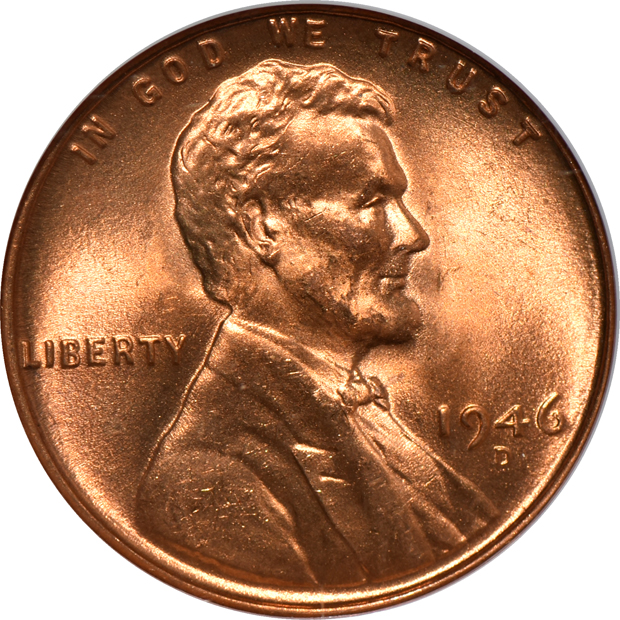 Four Lincoln cents certified MS-67 RD by NGC
