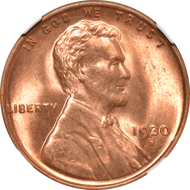 Two 1930-S NGC MS-66 RD, and a 1937-S ANACS MS-67 RED