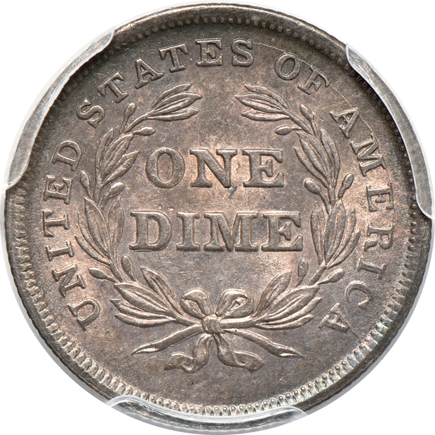 1838 No Drapery Large Stars PCGS MS-64