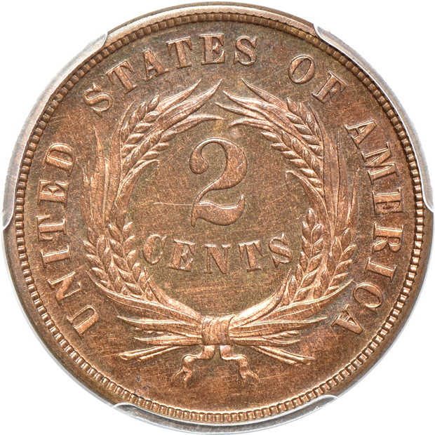 1869 PCGS PR-66RB