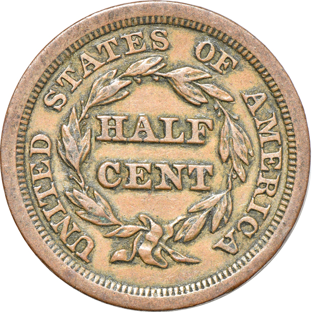 Seven half-cents