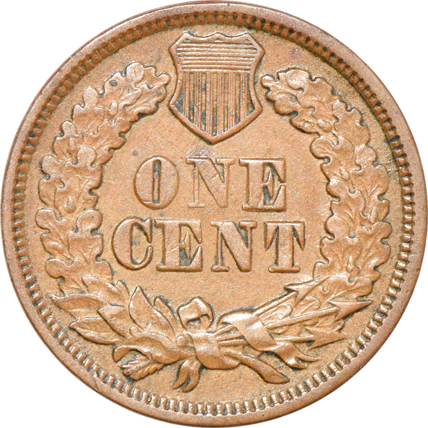 1863 PCGS MS-64, and an 1867 AU