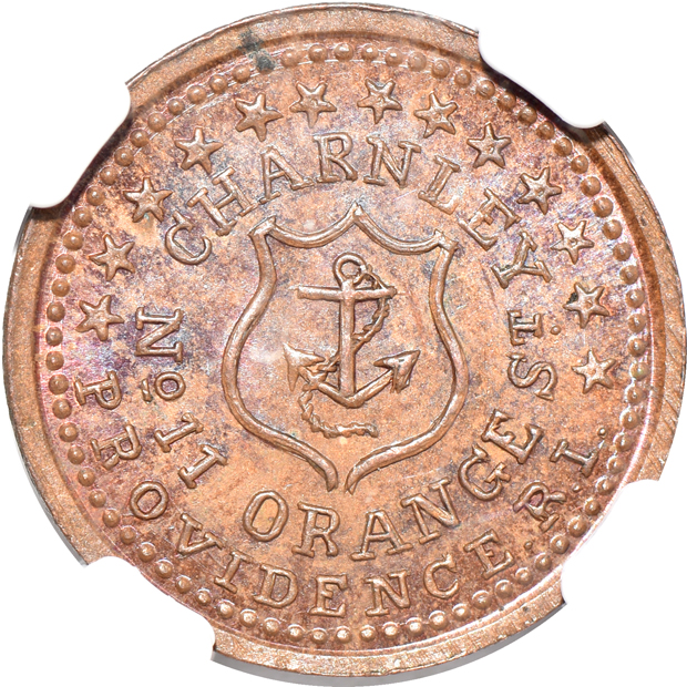 Four Civil War tokens