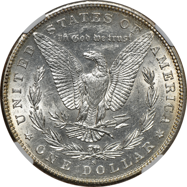 1884-S NGC AU-58