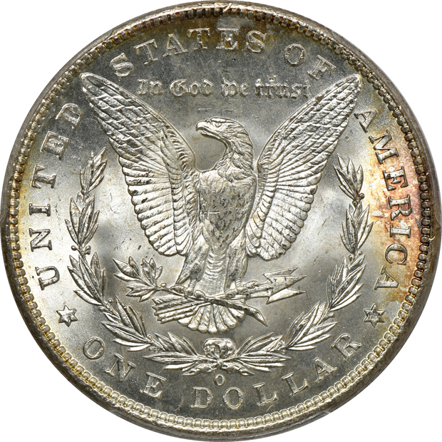 1882-O/S Weak MS-62+, 1891 MS-64, and 1898-O MS-66+ CAC, all PCGS