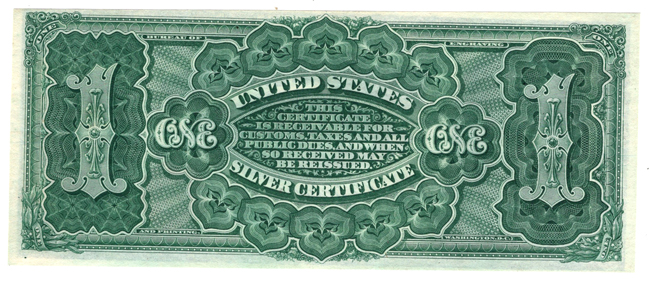 1886 $1 Martha Washington Fr# 215 - CU