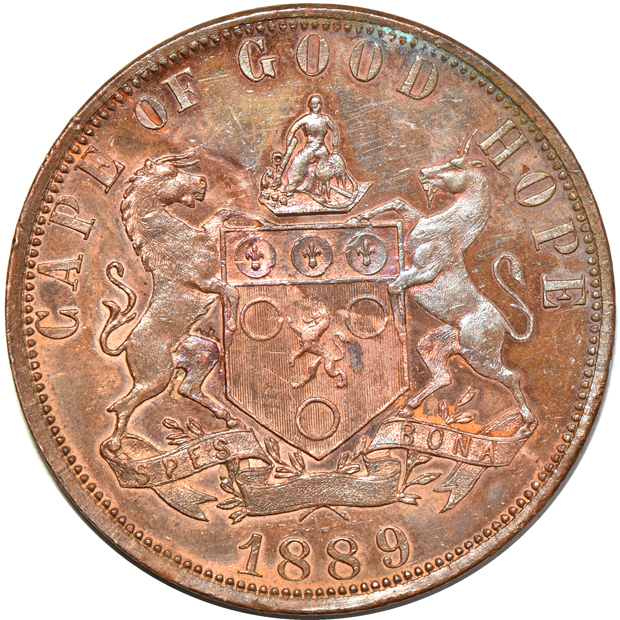 South Africa - 1889 Cape of Good Hope private Proof pattern UNC
