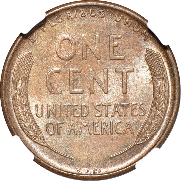 1909-S VDB Lincoln NGC MS-62