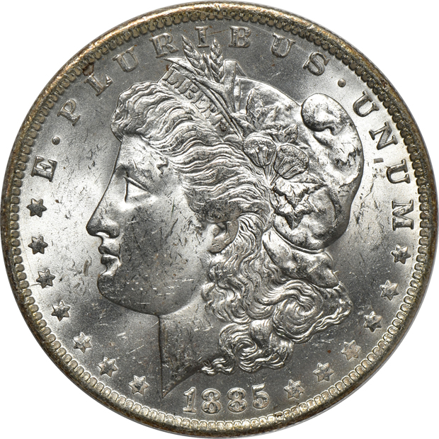 Twenty UNC 1885-O