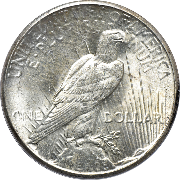 1901-O Morgan silver dollar MS-64PL, 1883-CC Morgan silver dollar MS-64DMPL, and a 1926 MS-64, all PCGS (rattler)