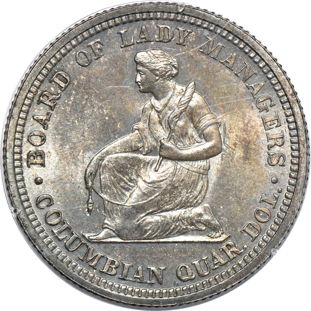 1893 Isabella PCGS MS-63 (rattler)