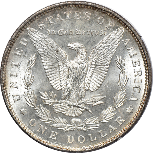 1884-O MS-64DMPL, 1899 MS-64PL, and an 1899 MS-64, all PCGS (rattler)