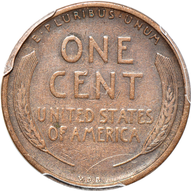 1909-S VDB Lincoln F-12, and a 1922 No D Strong Reverse VG-10, both PCGS