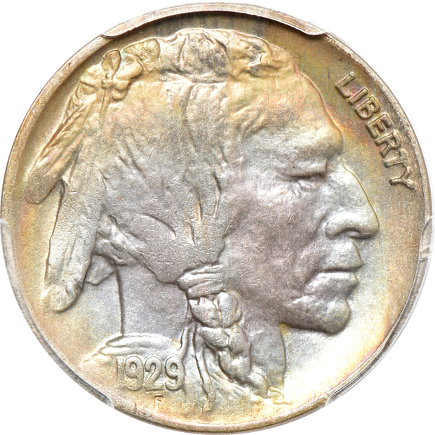1920 NGC MS-64, 1929-D PCGS MS-63, and a 1937-D 3 Legged PCGS VF-30