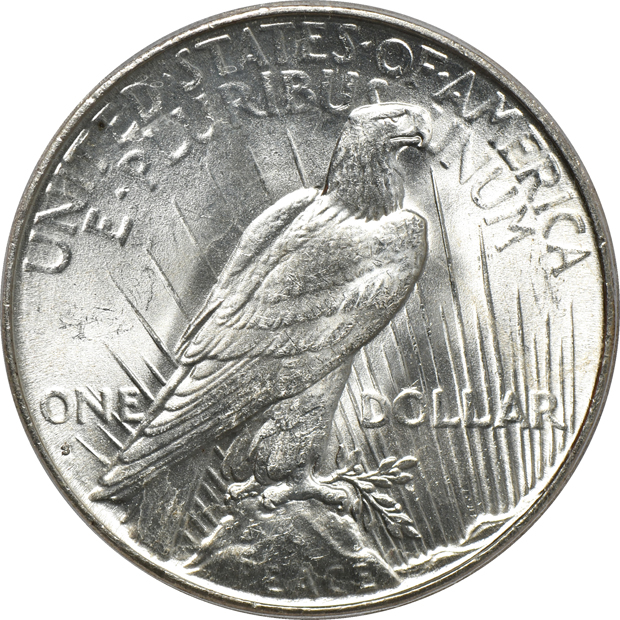1927-S MS-63, 1934 MS-62, and a 1935 MS-62, all PCGS
