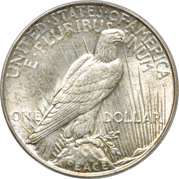 1927-S MS-63, 1934 MS-62, and a 1935 MS-62, all PCGS