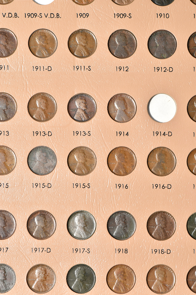 Complete collection of Lincoln cents through 1959-D in a Dansco 7103 album