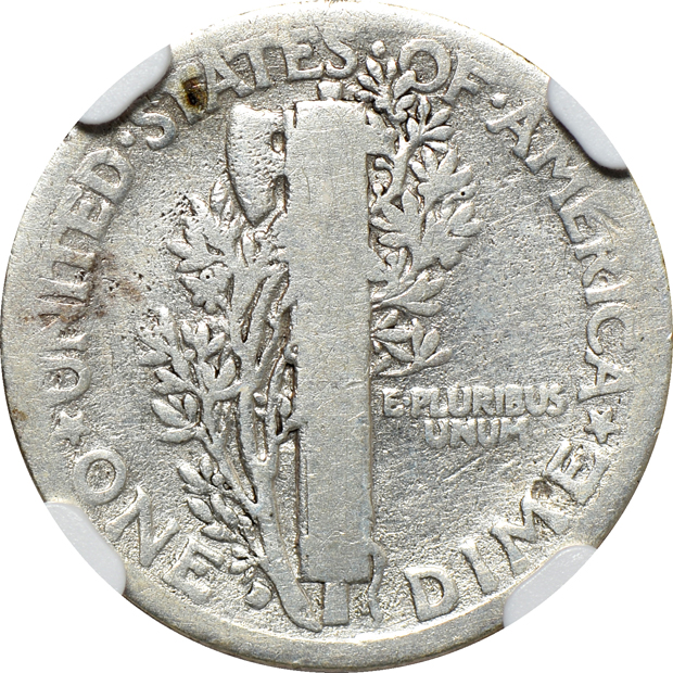 1916-D Mercury NGC Good details/cleaned