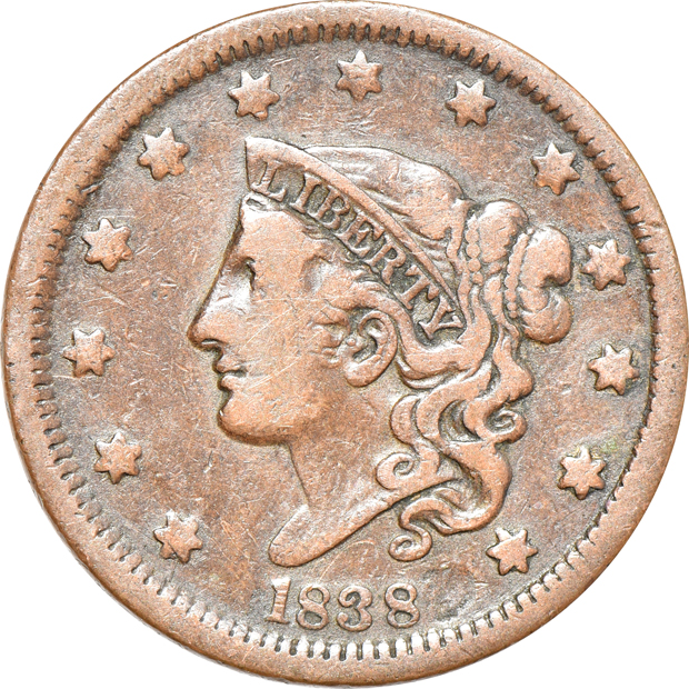 One hundred nine large cents
