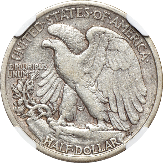 1917-S Obverse VF-30, and a 1917-S Reverse XF-40, both NGC