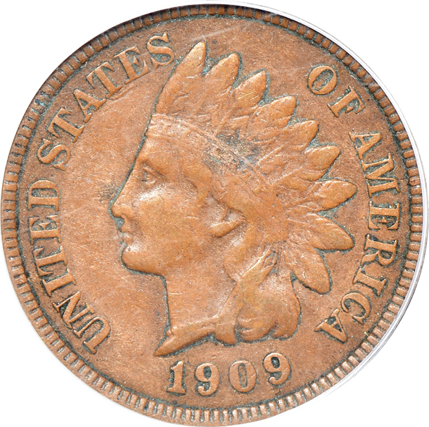1909-S Indian cent VF-20, and a 1921-S Buffalo nickel VF-25, both PCGS