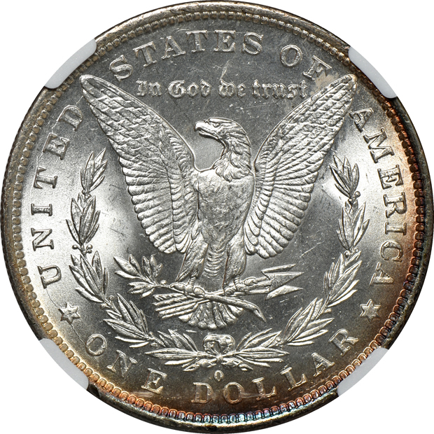 1881-O NGC MS-64