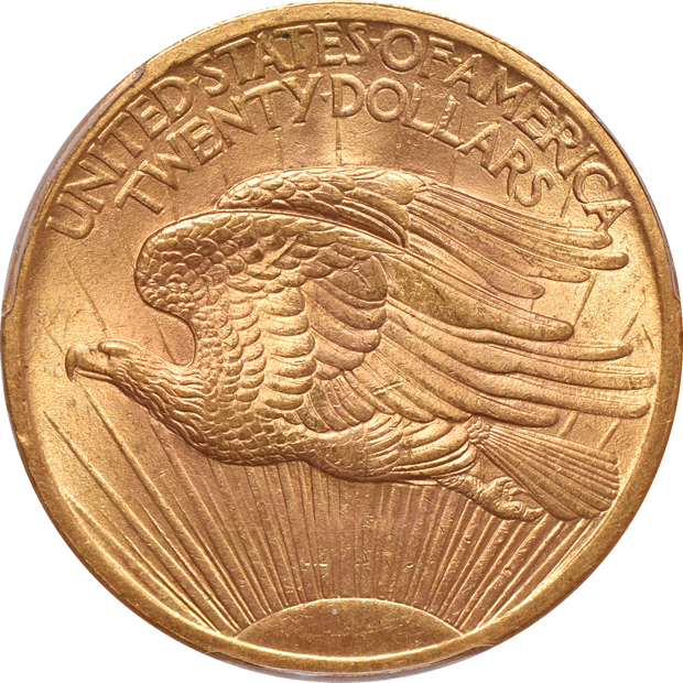 1907 No Motto Saint Gaudens PCGS MS-62