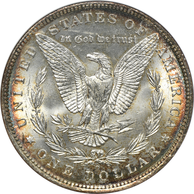 1879-S PCGS MS-66, 1884-O ANACS MS-65, and an 1887-S ANACS MS-63