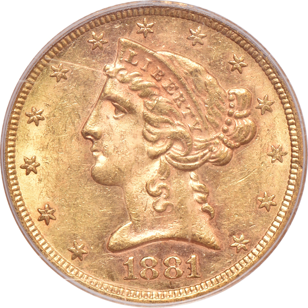 1881-S MS-61, 1898 MS-62 CAC, and a 1906-D MS-60 (rattler), all PCGS