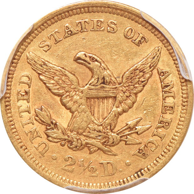 1853 PCGS AU-50 CAC