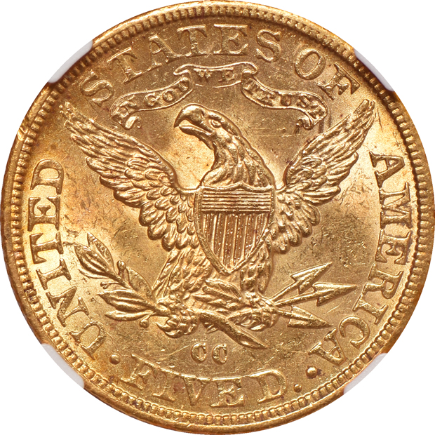 1891-CC NGC MS-62+ CAC