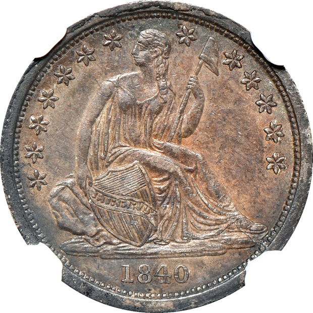 Four certified US silver type coins