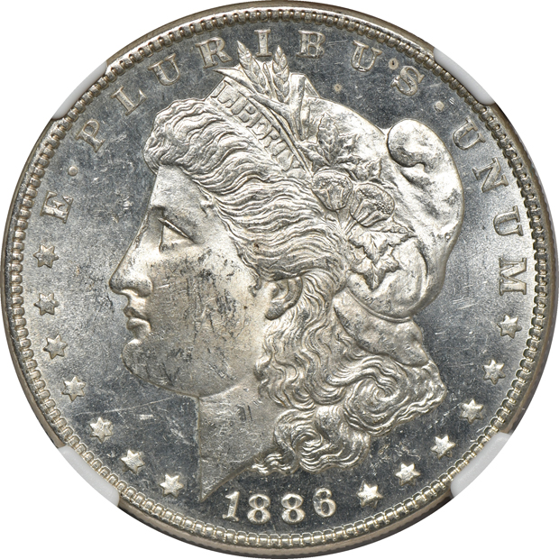 Four certified US silver type coins