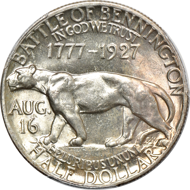 Four silver commemoratives certified by PCGS