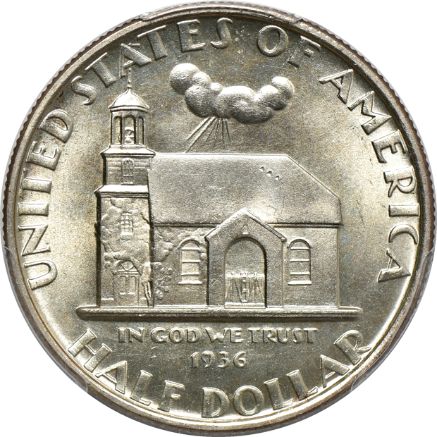 Four silver commemoratives certified by PCGS