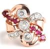 14K Rose Gold Retro Ring
