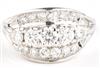 14K White Gold Diamond Ring