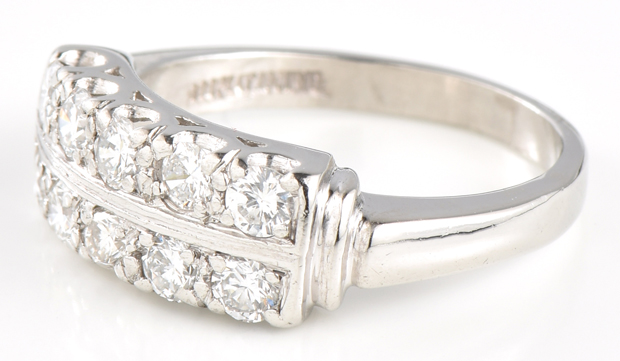Platinum Diamond Band 