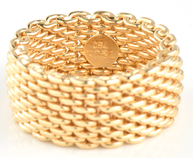 18K Yellow Gold Tiffany and Co. Band