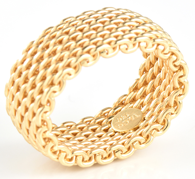 18K Yellow Gold Tiffany and Co. Band