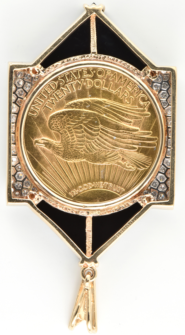 14K Yellow Gold Saint-Gaudens Pendant