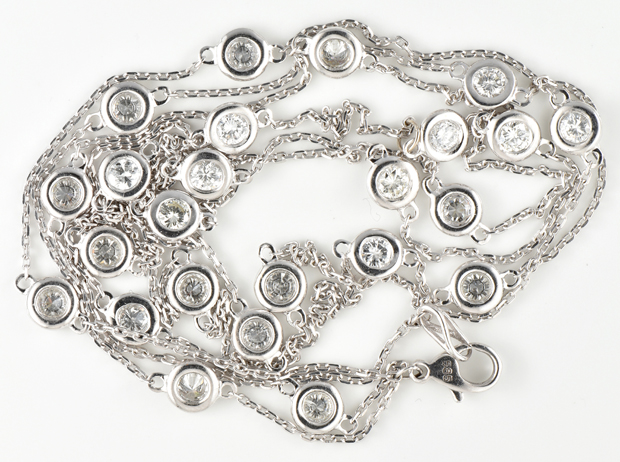 14K White Gold Necklace