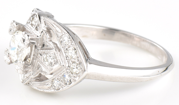 Platinum Diamond Ring 