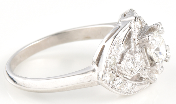 Platinum Diamond Ring 
